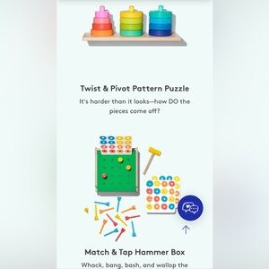 Two Toys from the Lovevery Investigator Play Kit